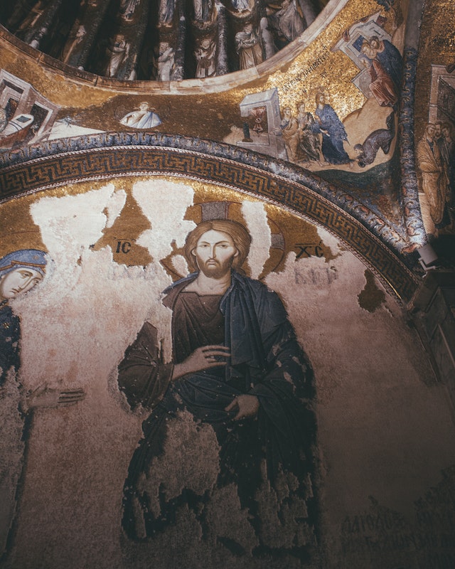 mosaic of Jesus